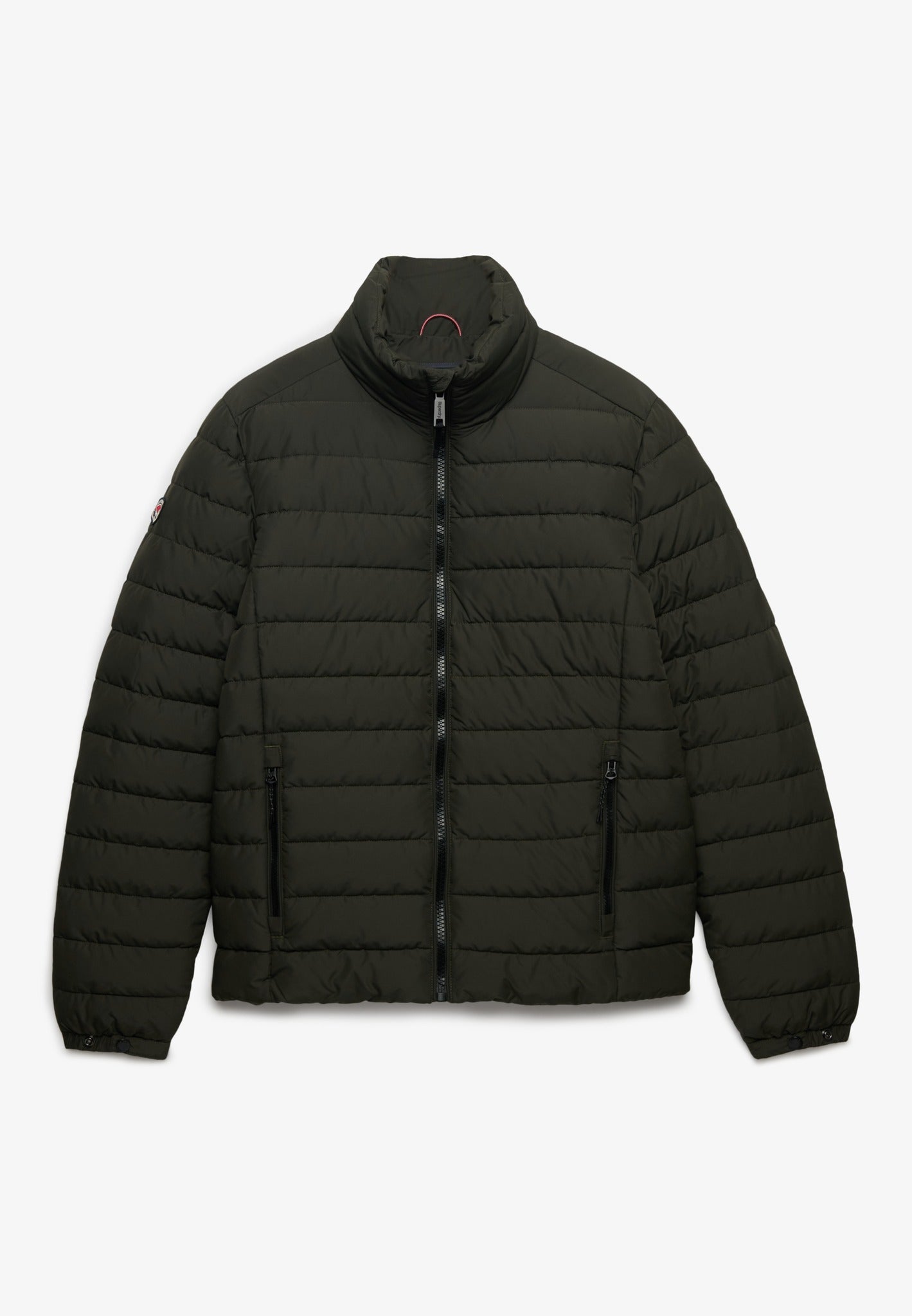 Superdry Fuji Midweight Padded Jacket in Surplus Goods Olive Green front view