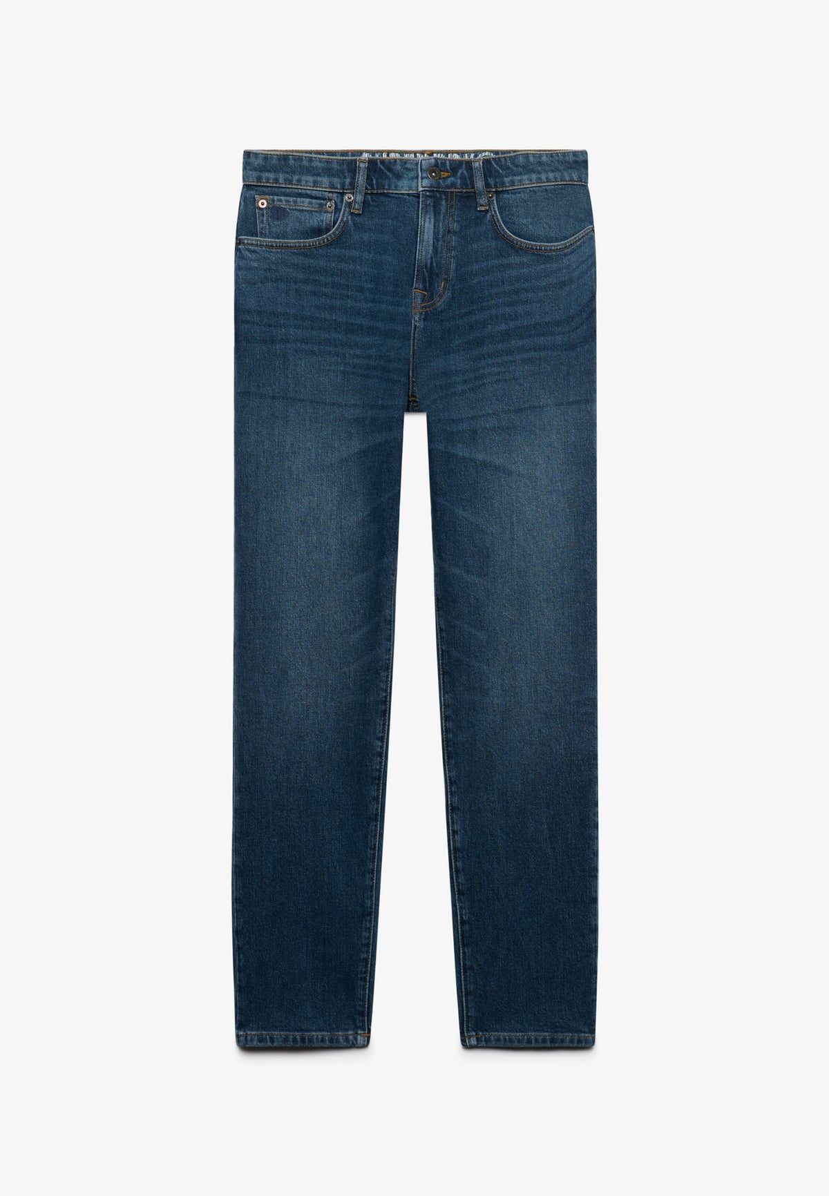Superdry Vintage Tapered Jeans in Ranch Vintage Indigo front view