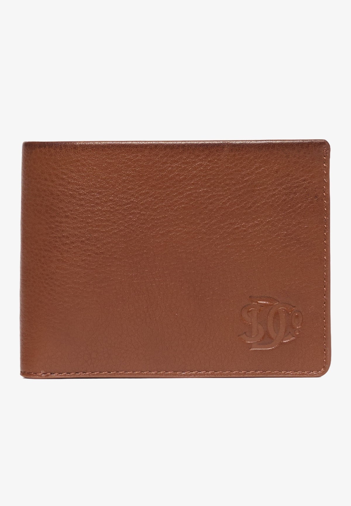 Superdry Classic Leather Wallet in Tan front view