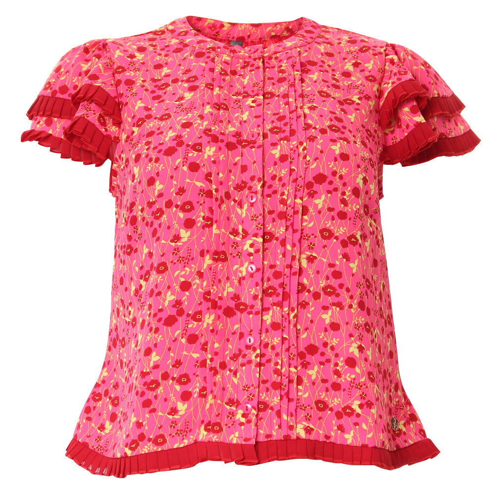Ladies Marisol Pink Top-Ghost Front View