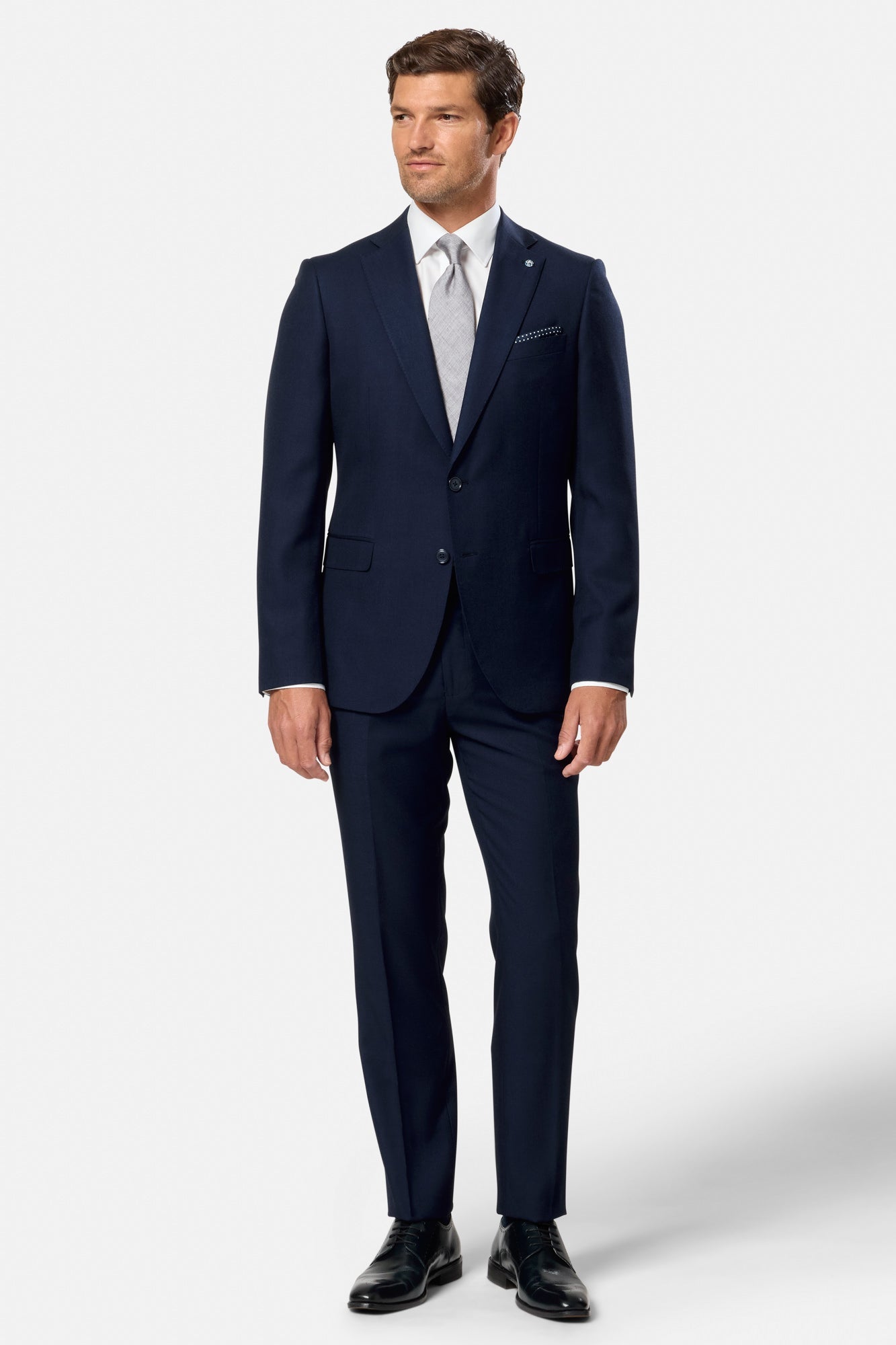 BENETTI Marco Indigo Trousers INDIGO model front view