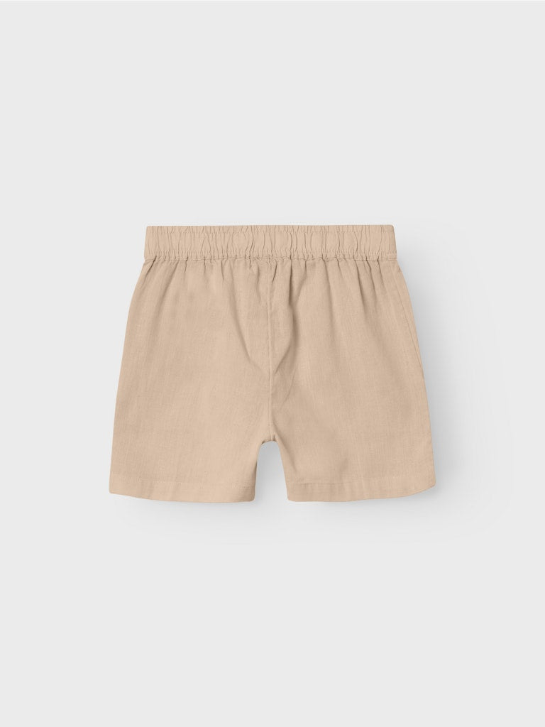 Girl's Falinnen Pull Up Shorts-Humus-Back View