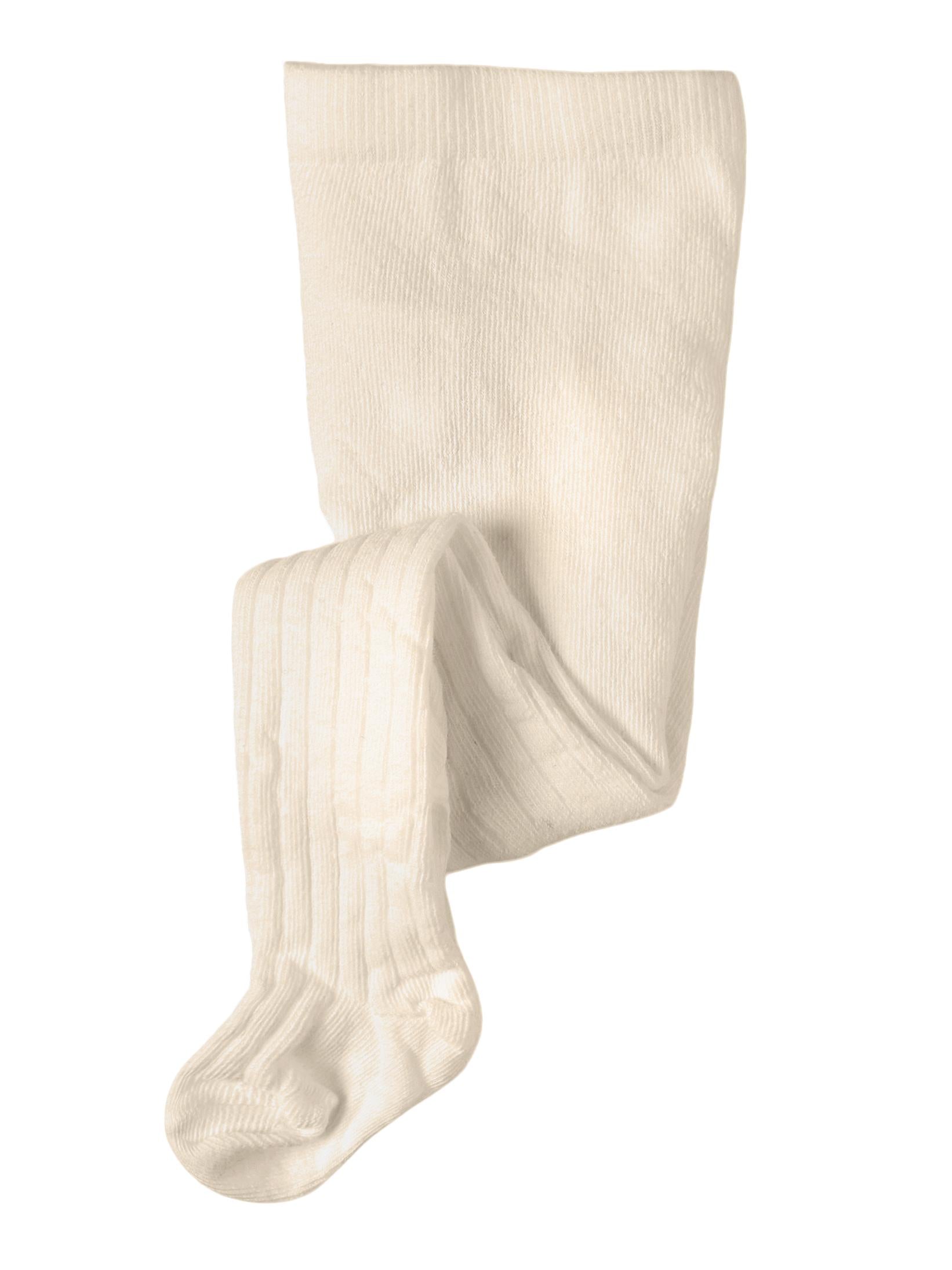 Girl's Leribbo Le Pantyhose - Buttercream-Front View