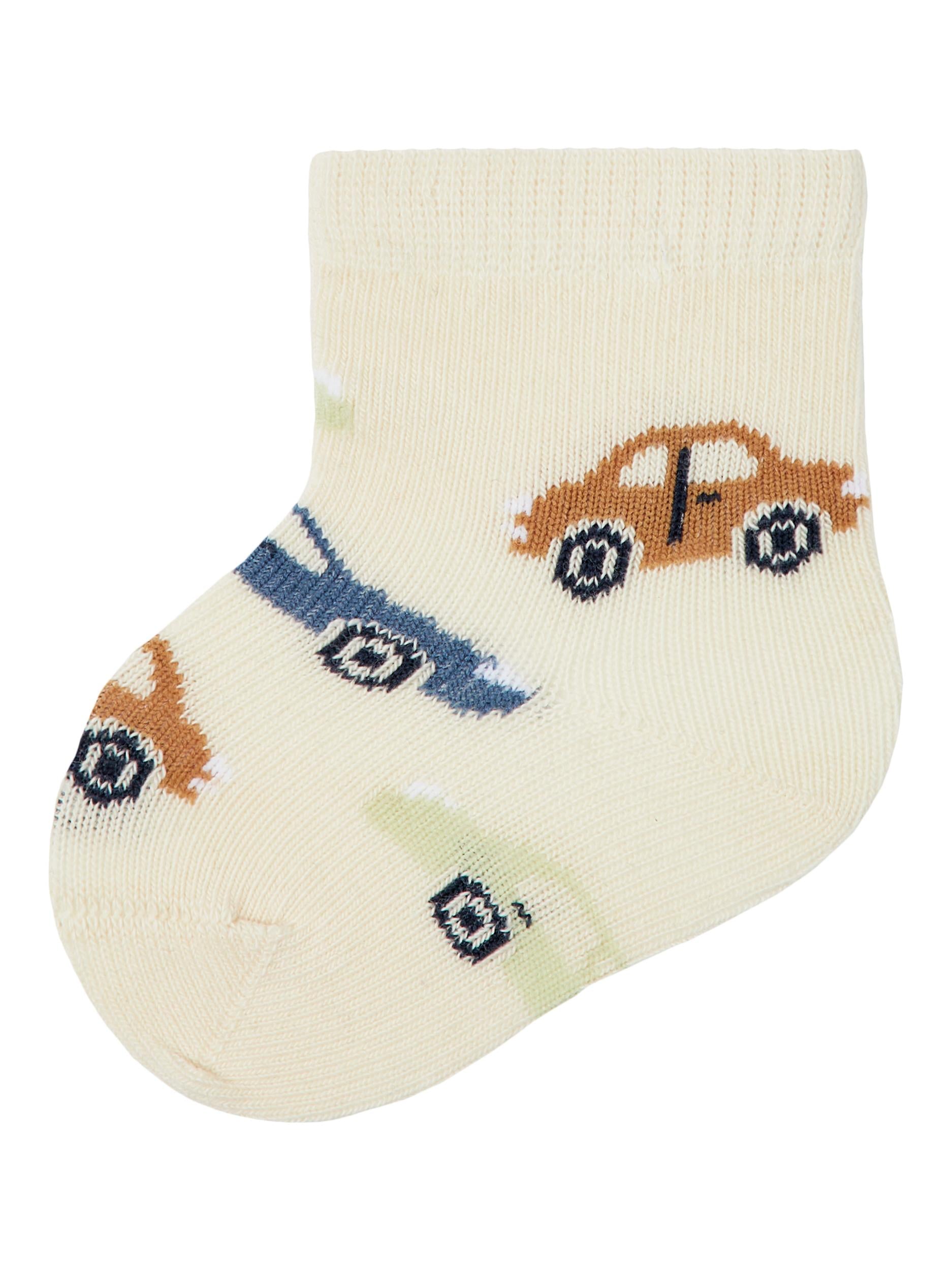 Boy's Kibbo Sock - Buttercream-Front View