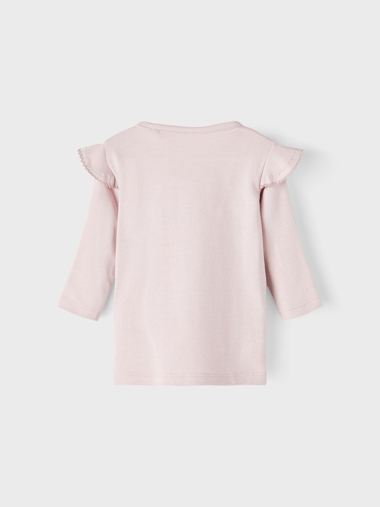 Girl's Lindy Long Sleeve Top-Violet Ice-Back View
