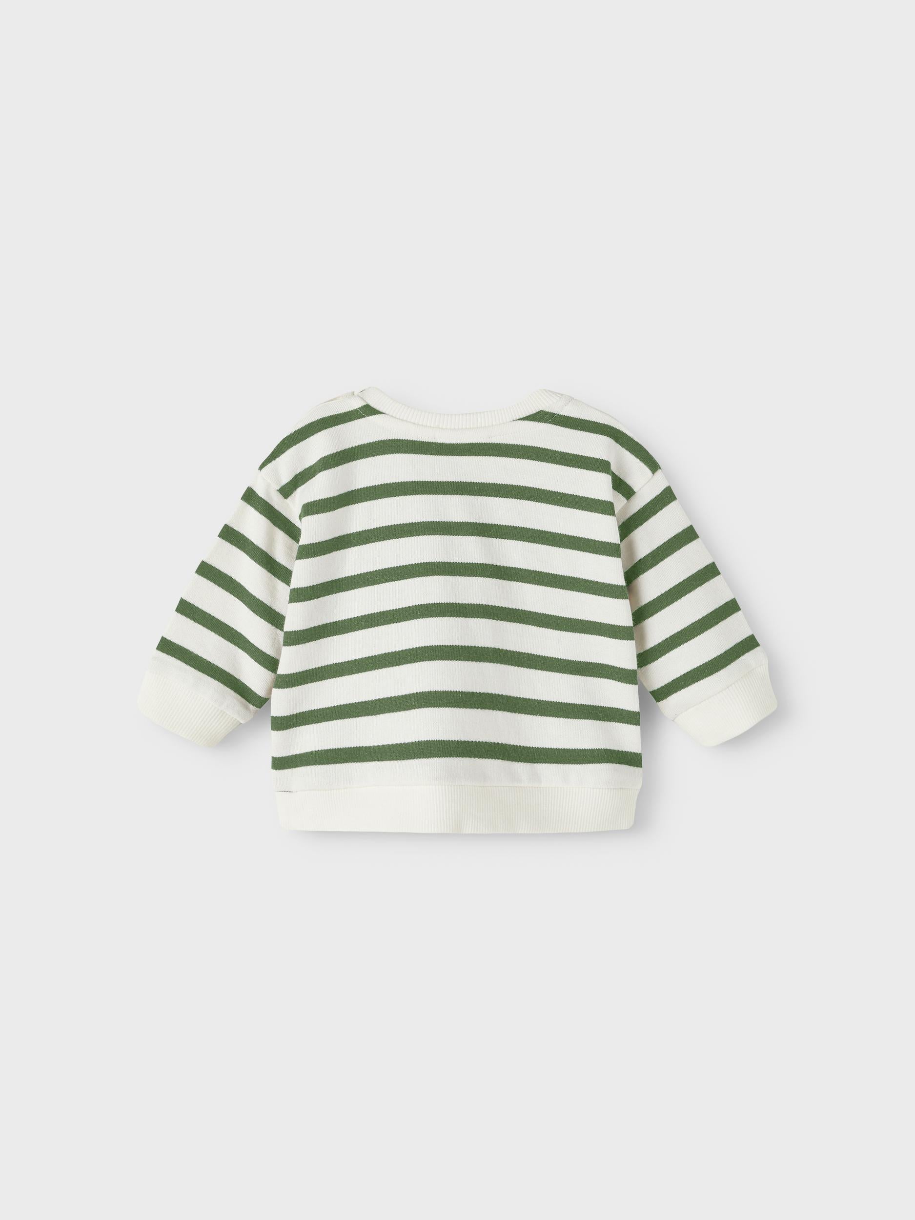 Boy's Kobby Long Sleeve Sweat - Dill-Back View