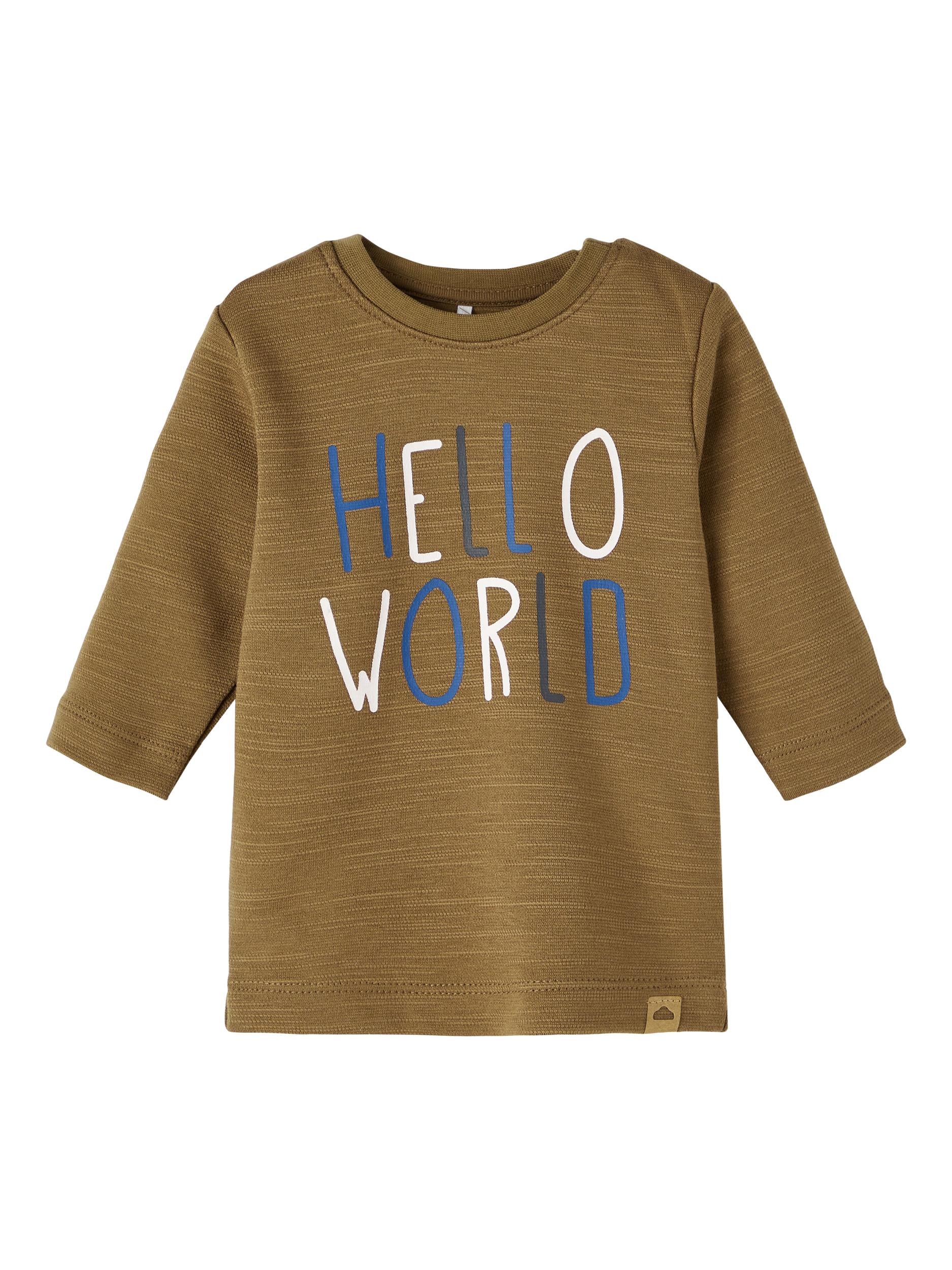 Boy's Nocio Long Sleeve Top-Kangaroo-Front View