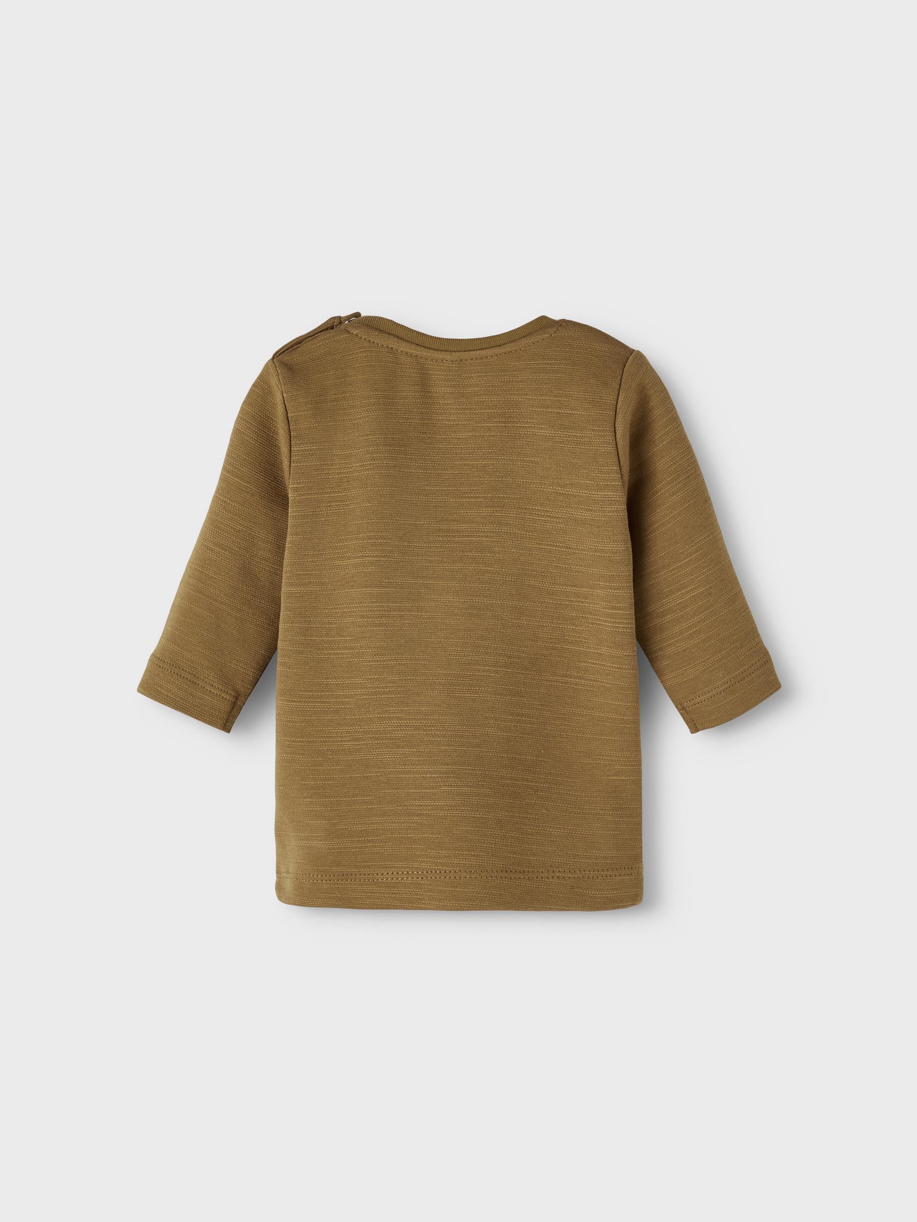 Boy's Nocio Long Sleeve Top-Kangaroo-Back View