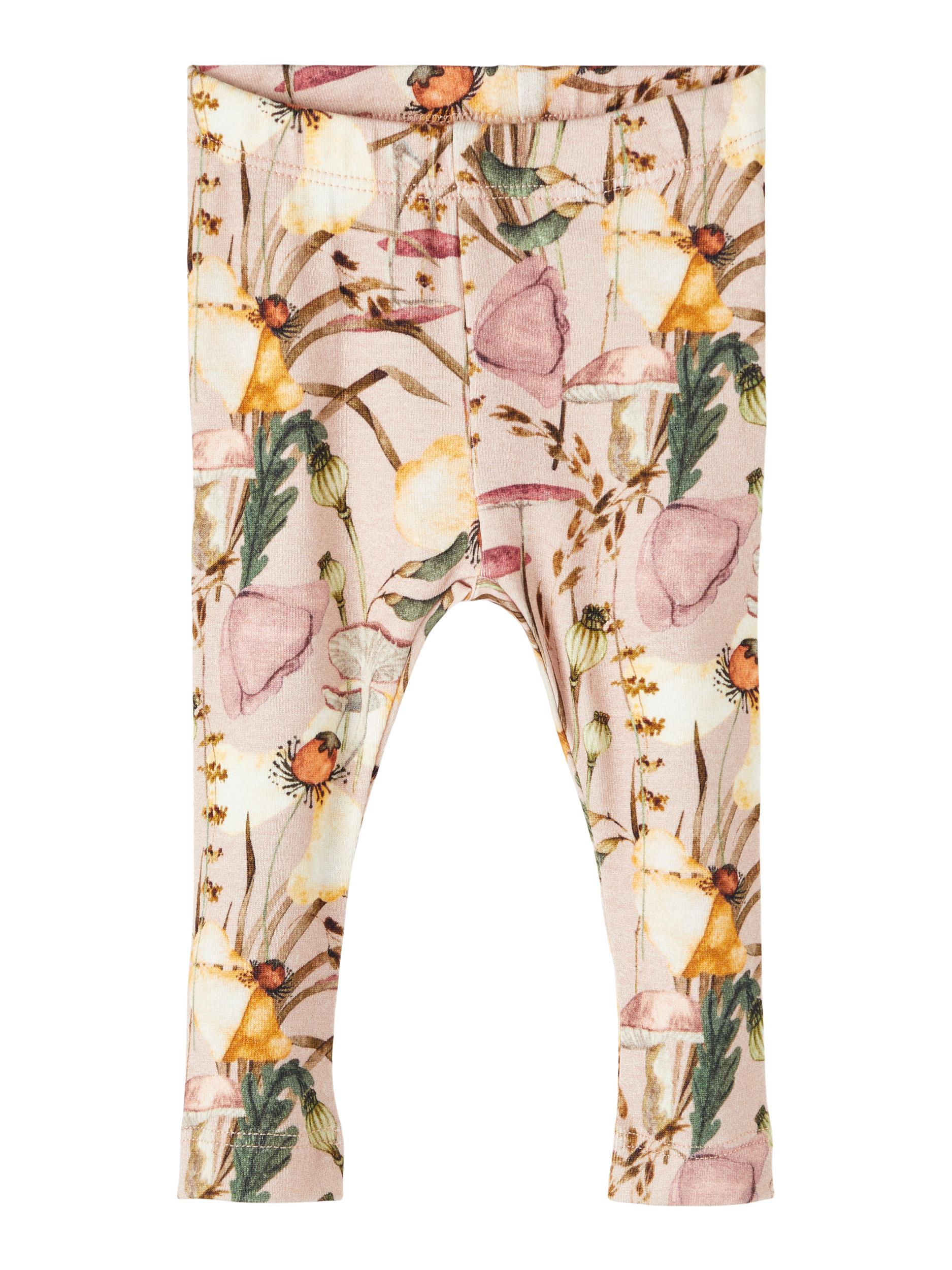 Girl's Nesta Legging-Rose Smoke-Front View