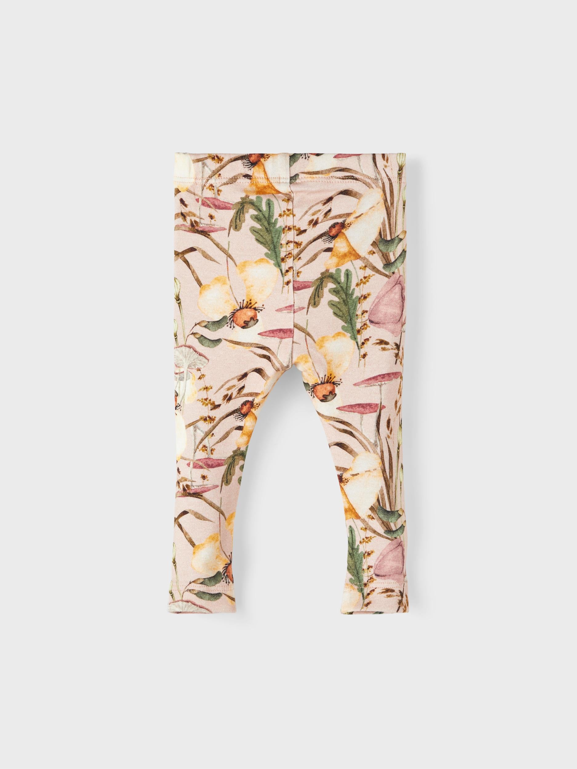 Girl's Nesta Legging-Rose Smoke-Back View