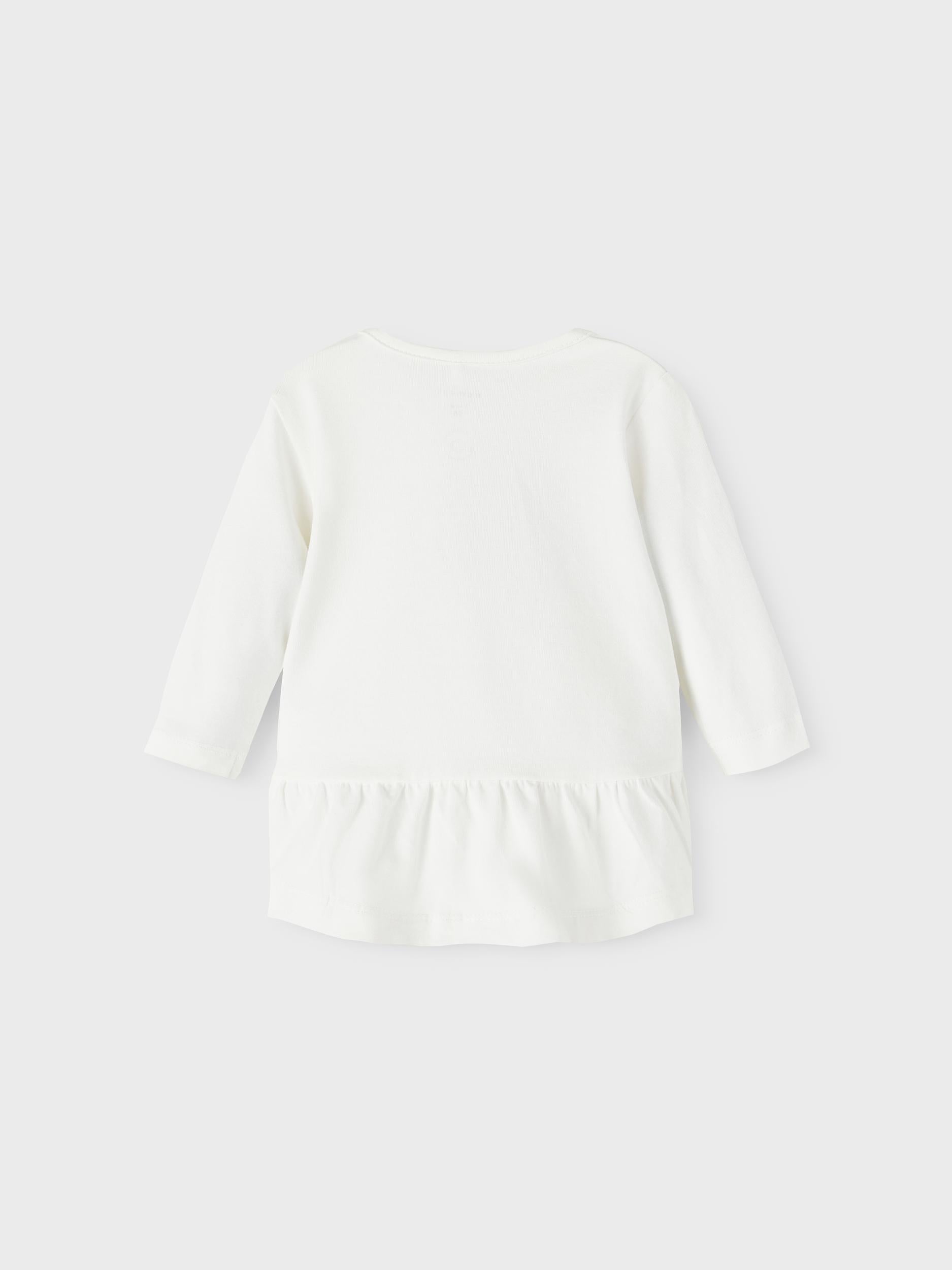 Girl's Nubia Long Sleeve Top-Jet Stream-Back View