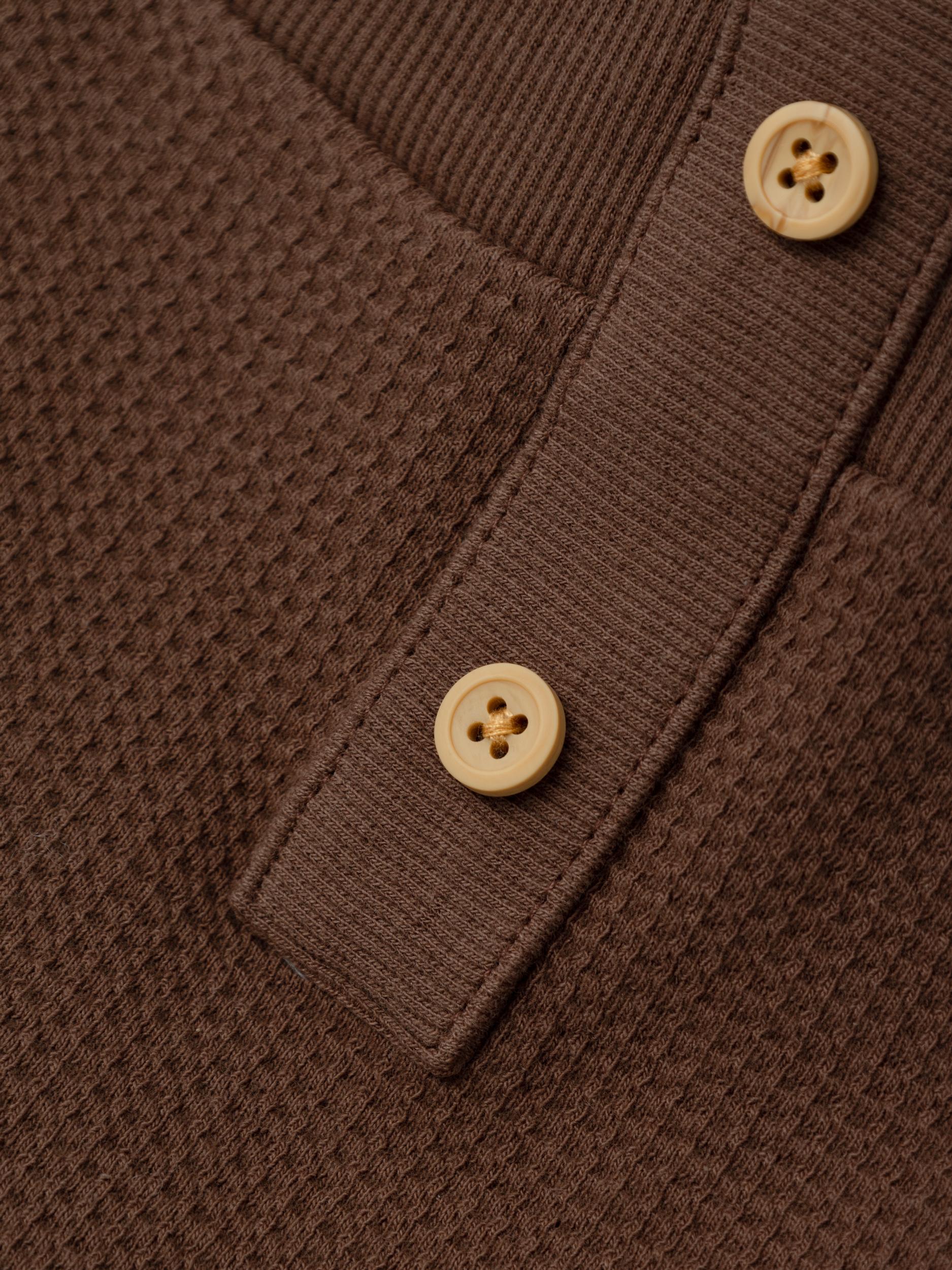 Boy's Sopus Waffel Pant-Mustang-Button View