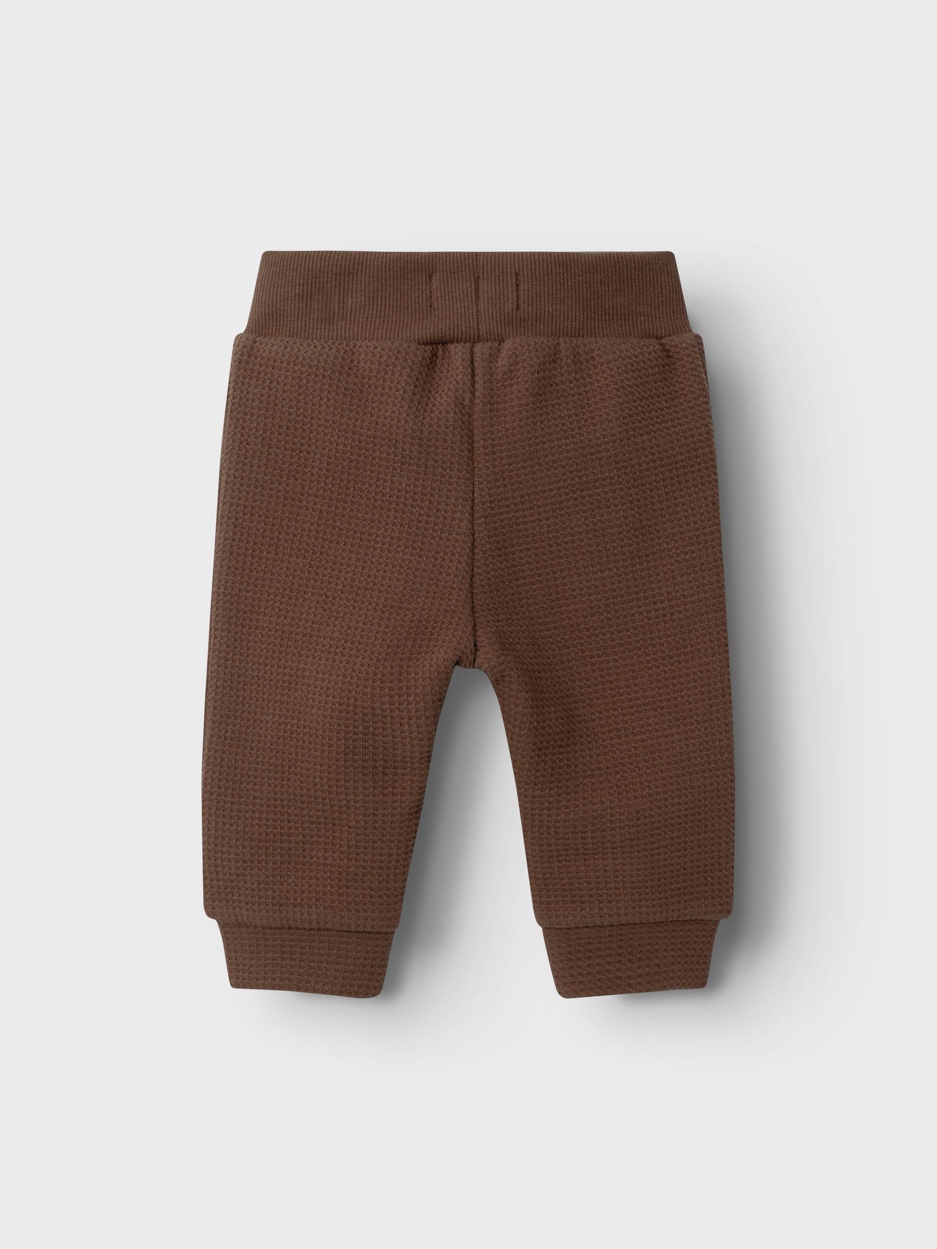 Boy's Sopus Waffel Pant-Mustang-Back View