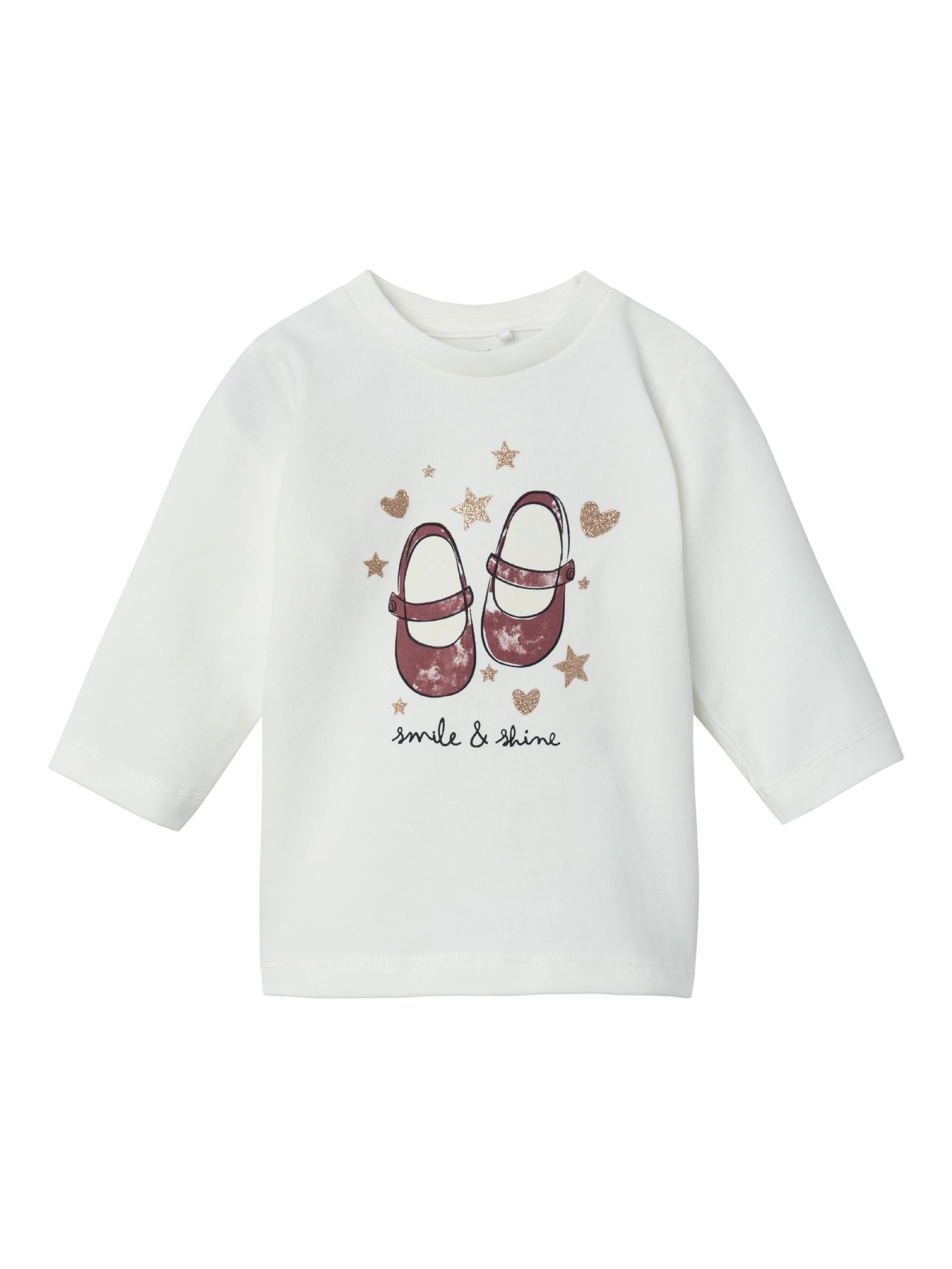 Girl's Ralia Long Sleeve Top-Jet Stream-Front View