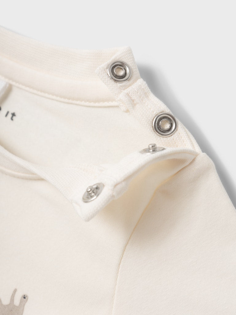 NAME IT Keyman Long Sleeve Top Box-Jet Stream Jet Stream model front view