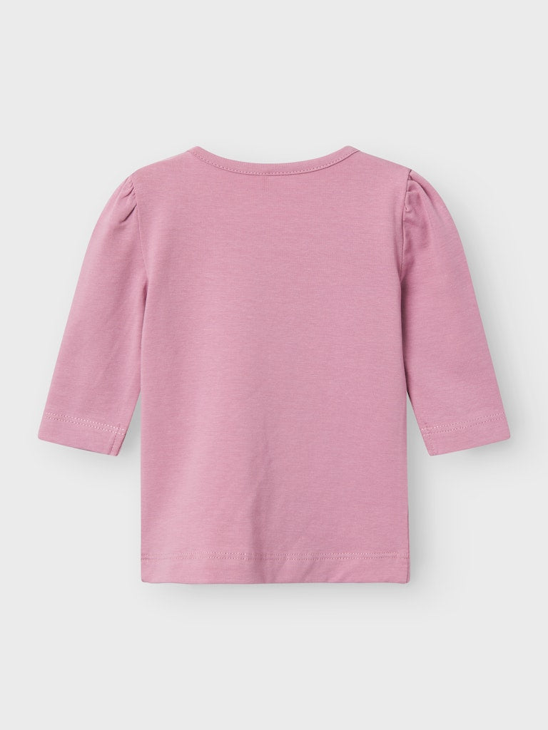 NAME IT Ribbon Mauve Orchid Top Mauve Orchid model front view