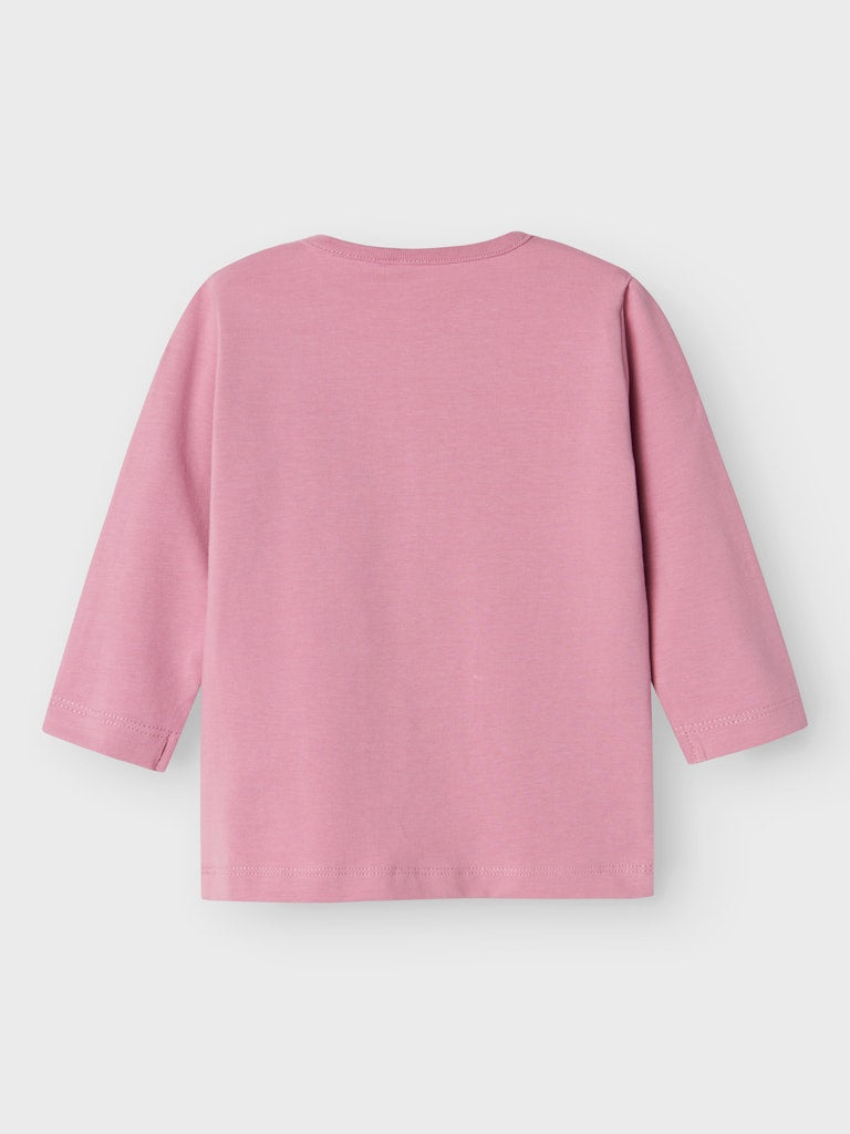 NAME IT Osia Mauve Orchid Top Mauve Orchid model front view