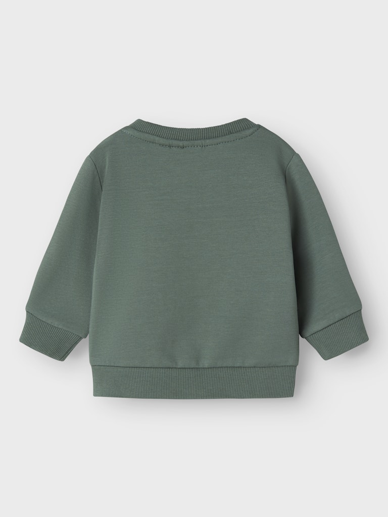 Newborn Vonne Long Sleeve Sweat-Dark Forest-Back View