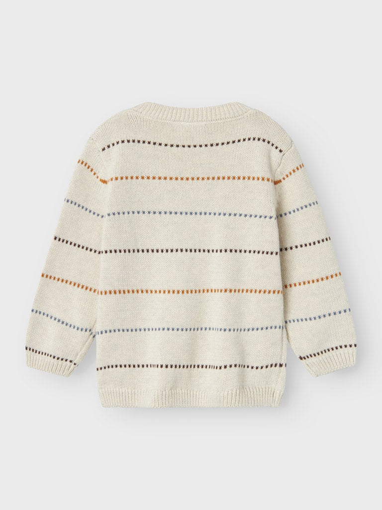 Refolle Peyote Melange Knit Cardigan-Back view