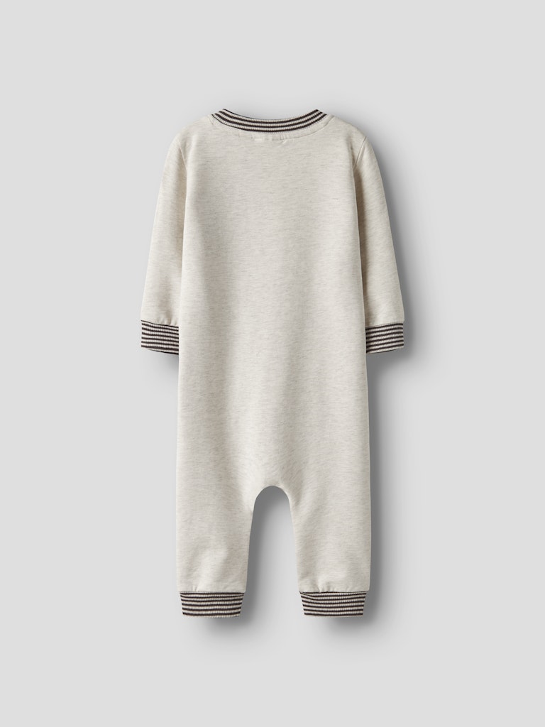 NAME IT Kiddy Long Sleeve Sweat Suit Peyote Melange detail view
