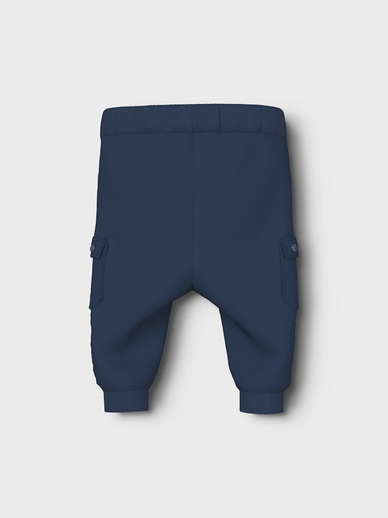 NAME IT Oktav Sweat Pant-Insignia Blue Insignia Blue model front view