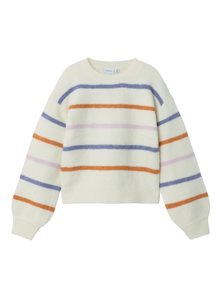 Olenska Long Sleeve Knit-Cloud Dancer-Front View