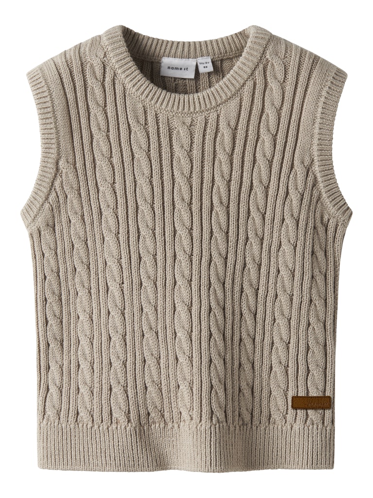 NAME IT Roman Knit Vest-Island Fossil Island Fossil detail view