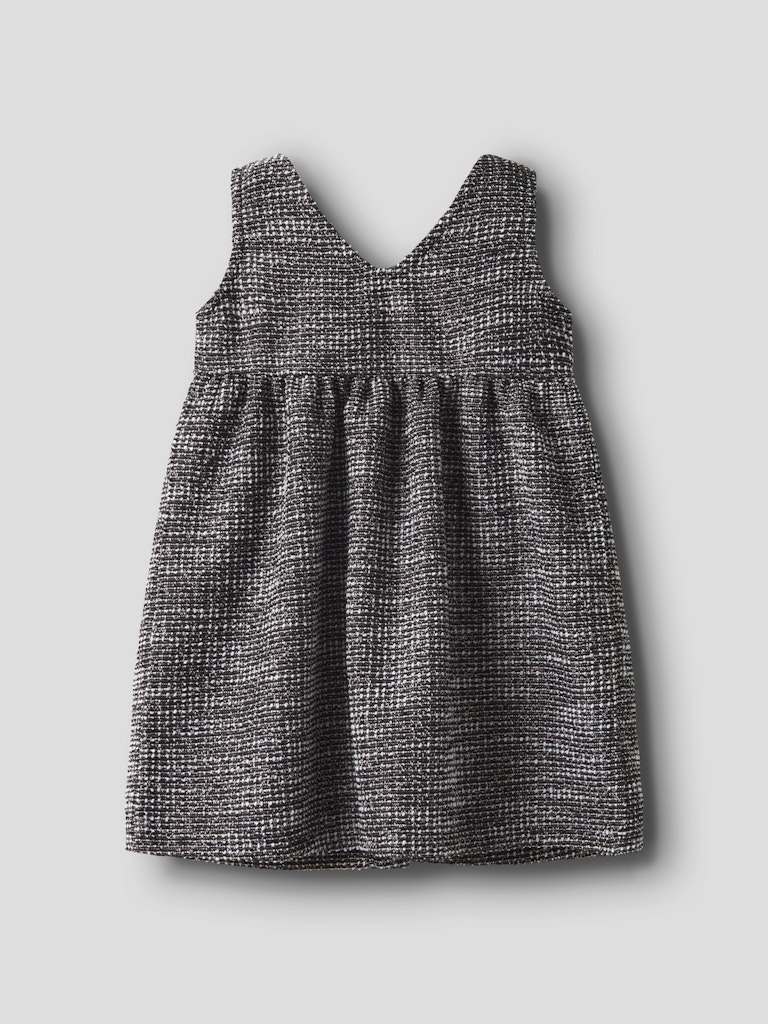 Rikia Spencer Dress-Black-Back View