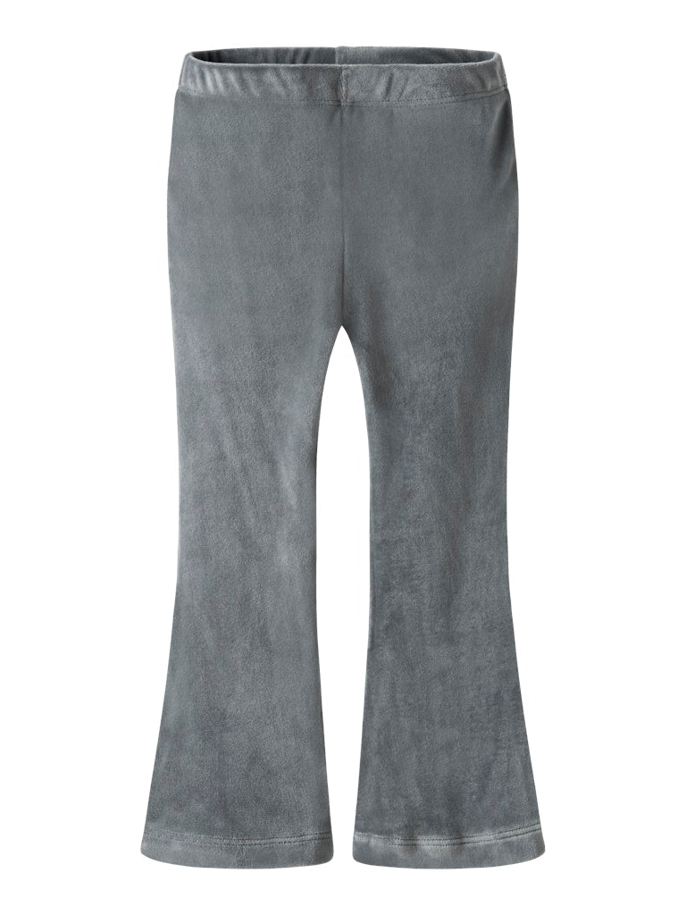 NAME IT Selour Flare Pant-Lava Smoke Lava Smoke front view