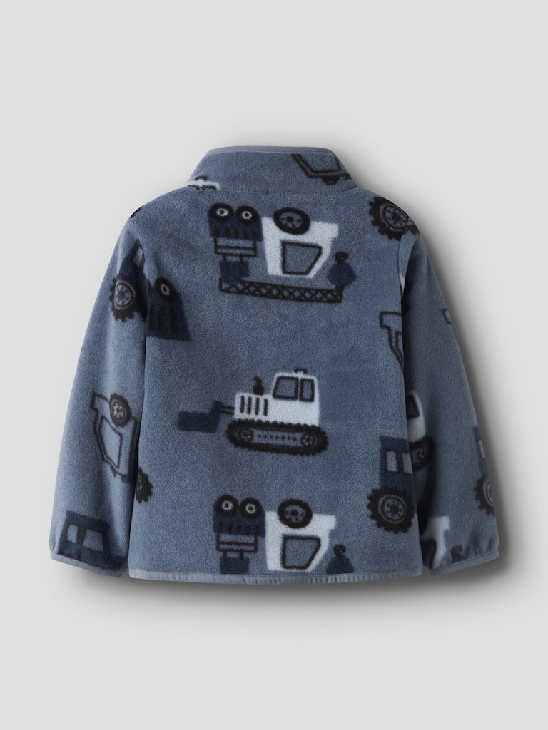 NAME IT Meeko Fleece Jacket-Flint Stone Flint Stone model front view