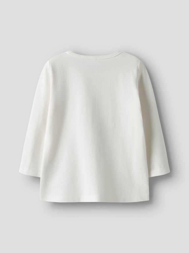 Boy's Kopilot Long Sleeve Top - Cloud Dancer-Back View