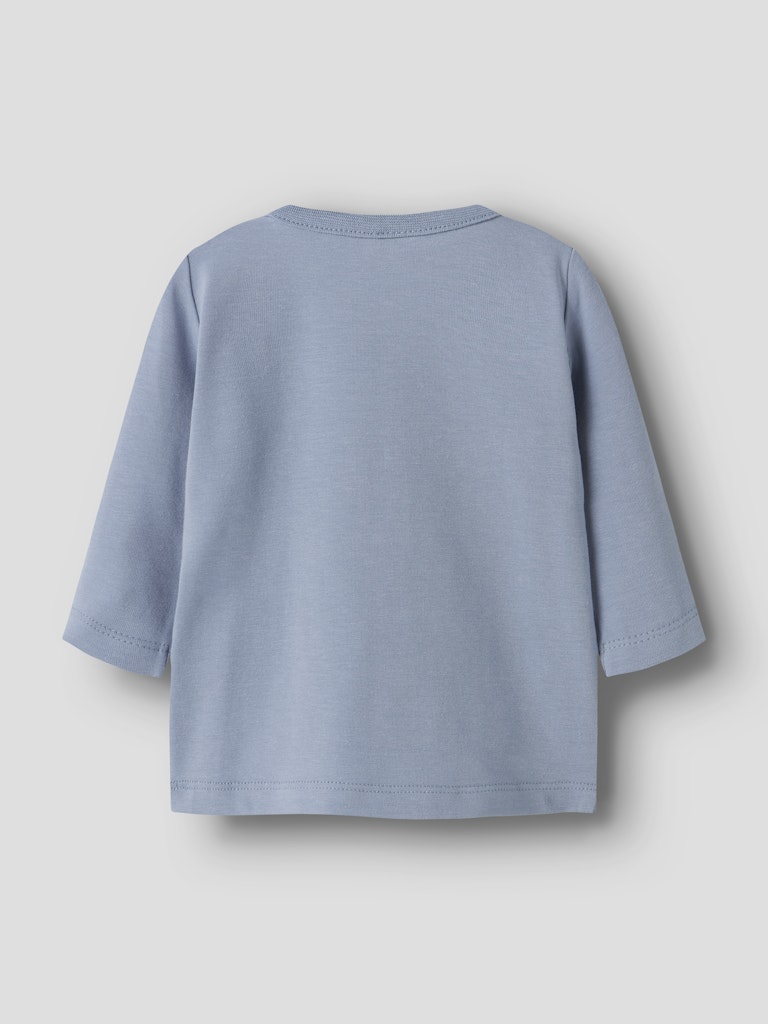 Kopilot Long Sleeve Top - Dusty Blue-Back View