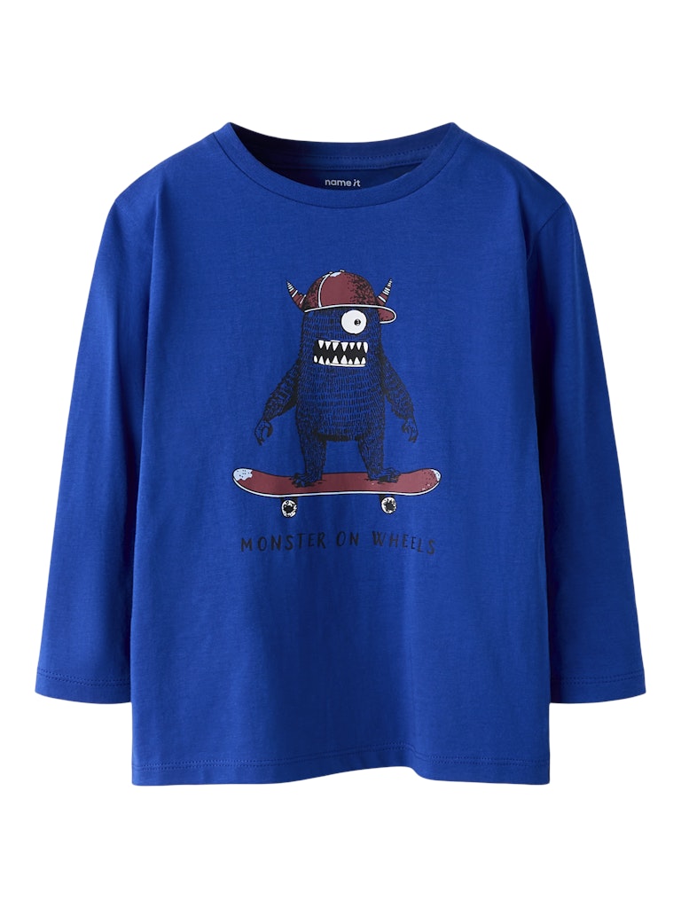 NAME IT Nonster Long Sleeve Top Surf the Web front view