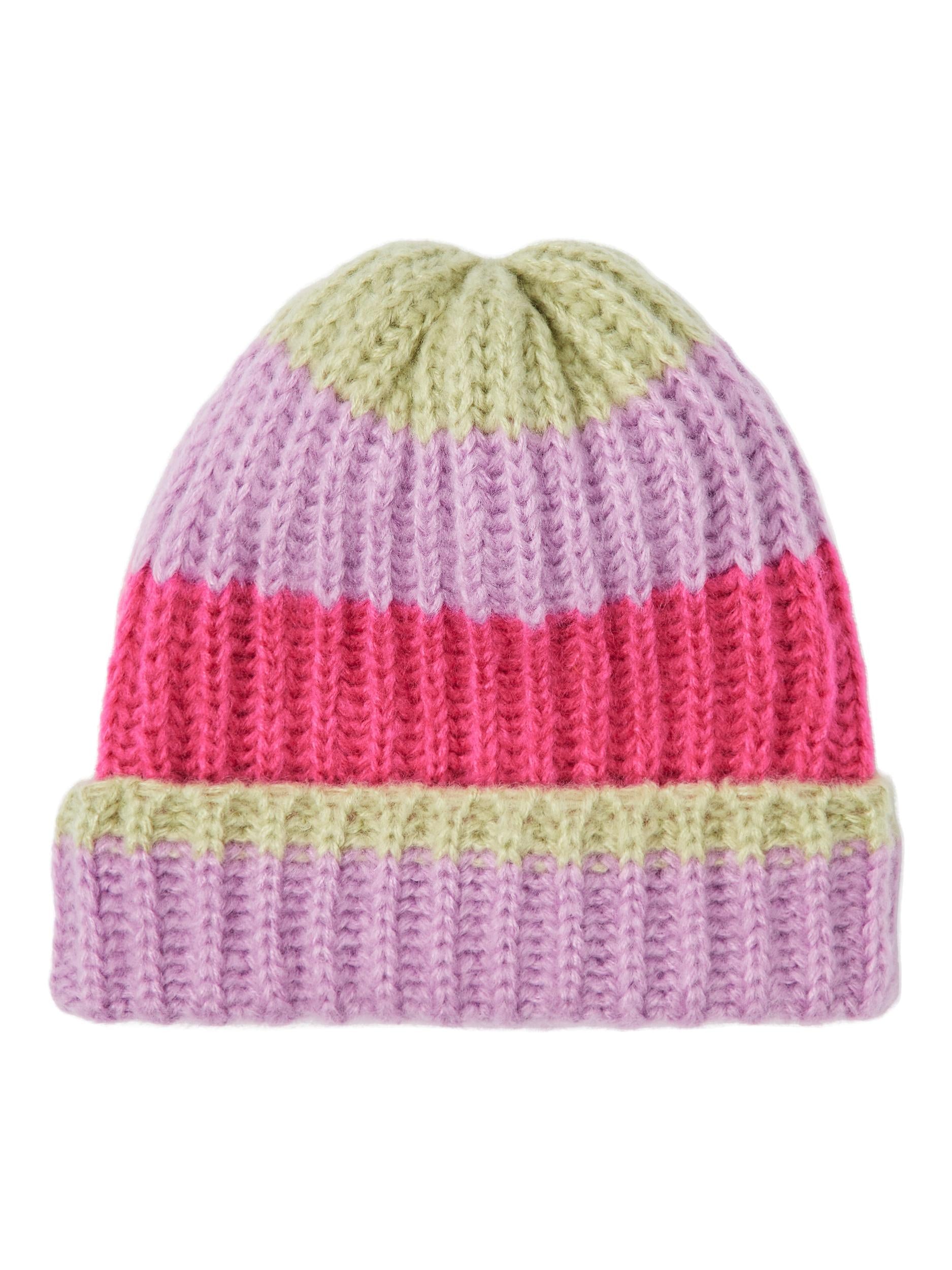 Girl's Mezi Beanie-Violet Tulle-Front View