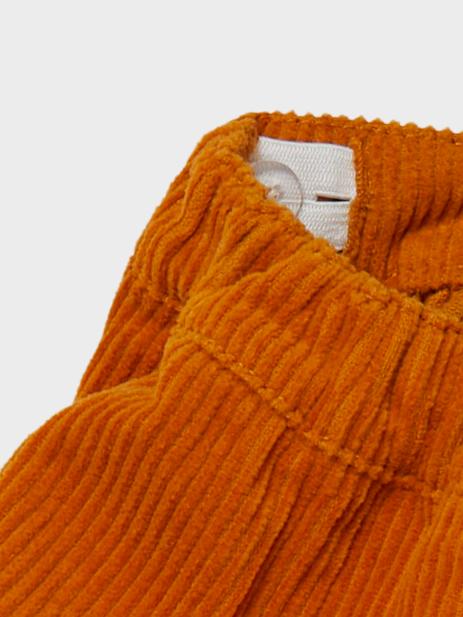 Mia Loose Cord Short Skirt - Inca Gold-Detail view