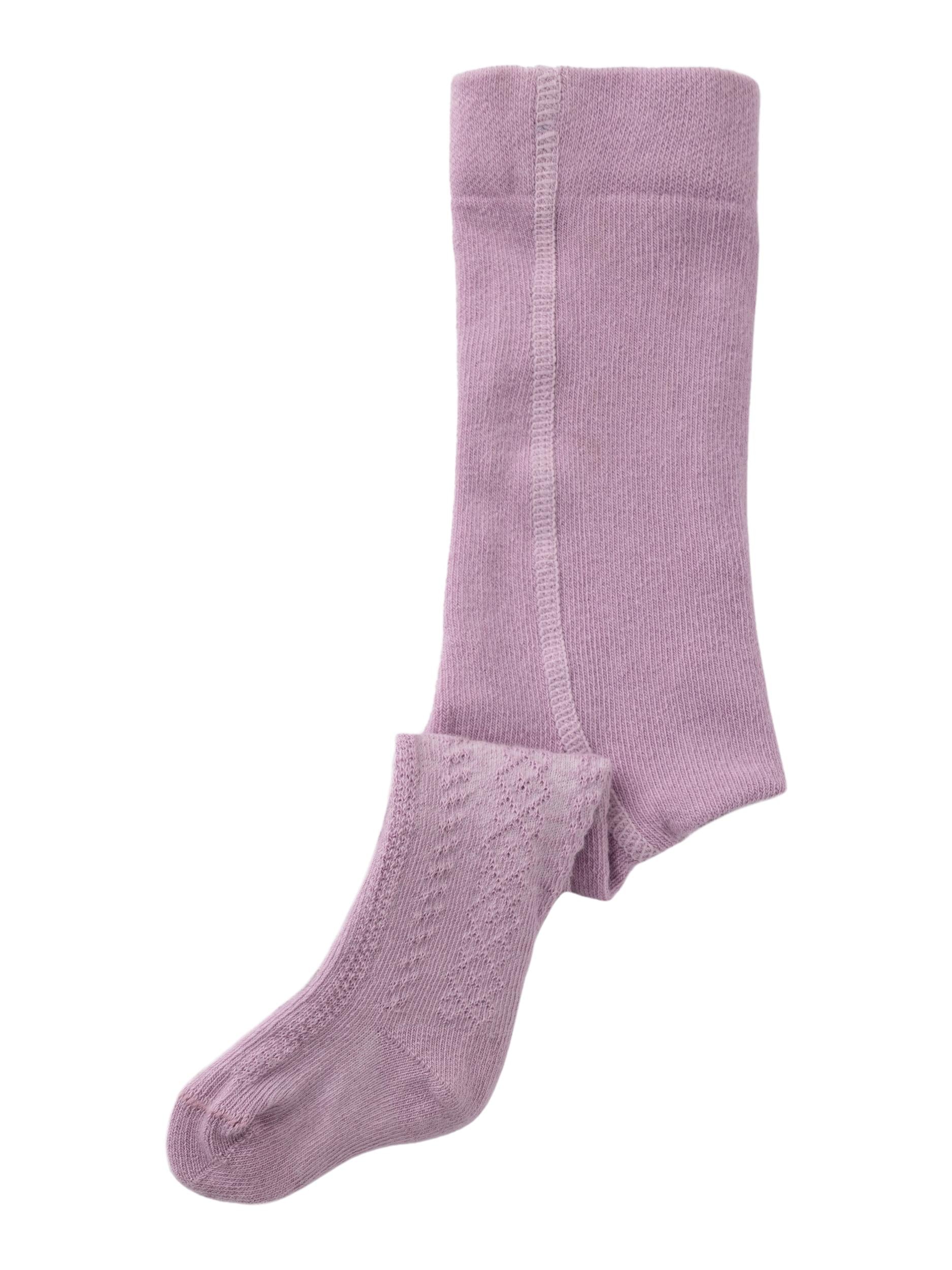 Girl's Sigrid Pantyhose-Lavender Mist-Side View