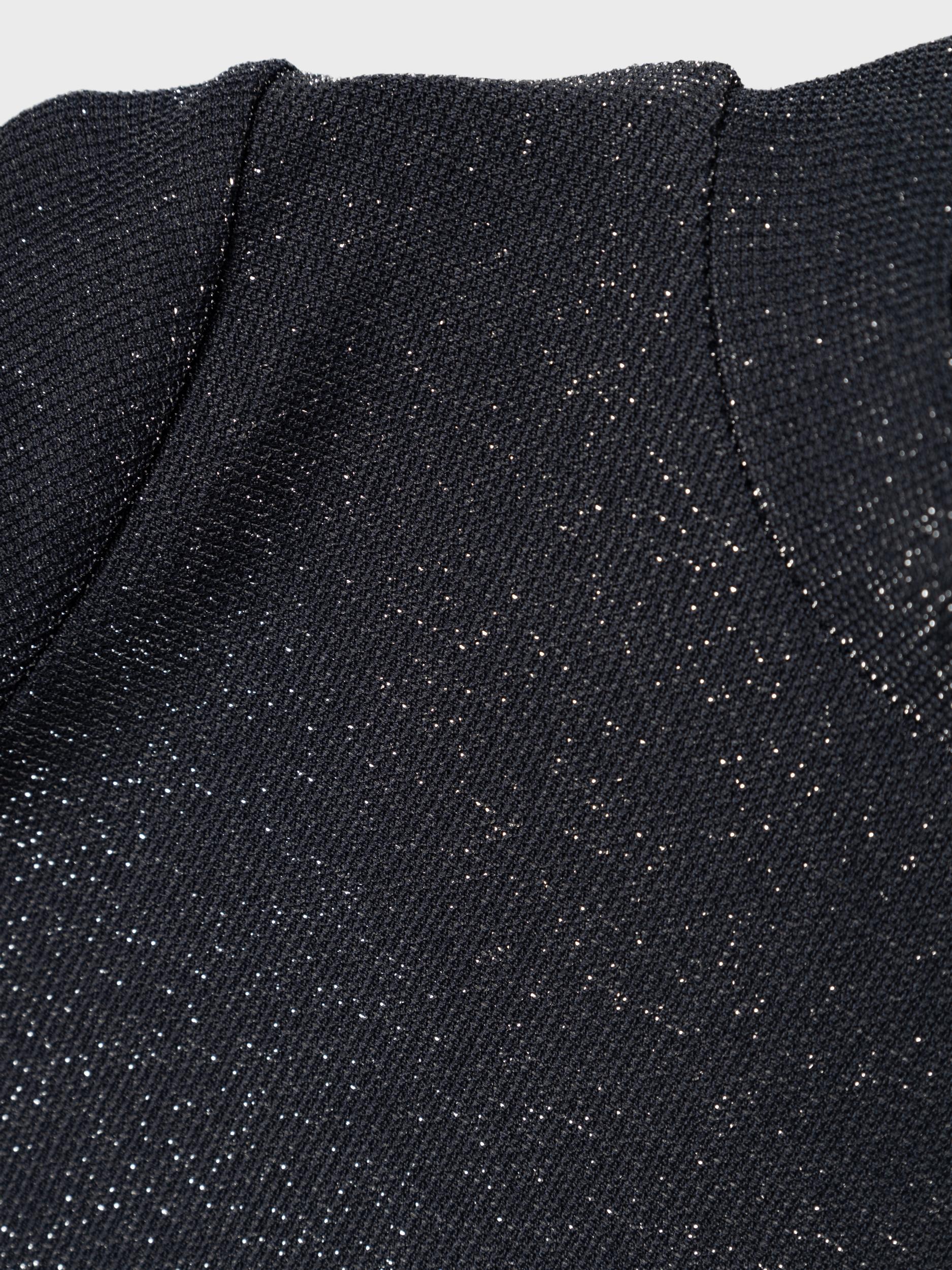 Ragne Long Sleeve India Ink Top-Close up view