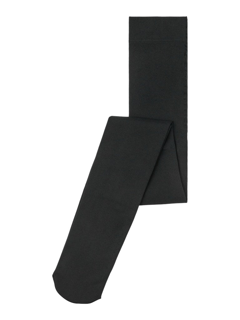 NAME IT Ofleece 90 Denier Pantyhose-Black Black front view