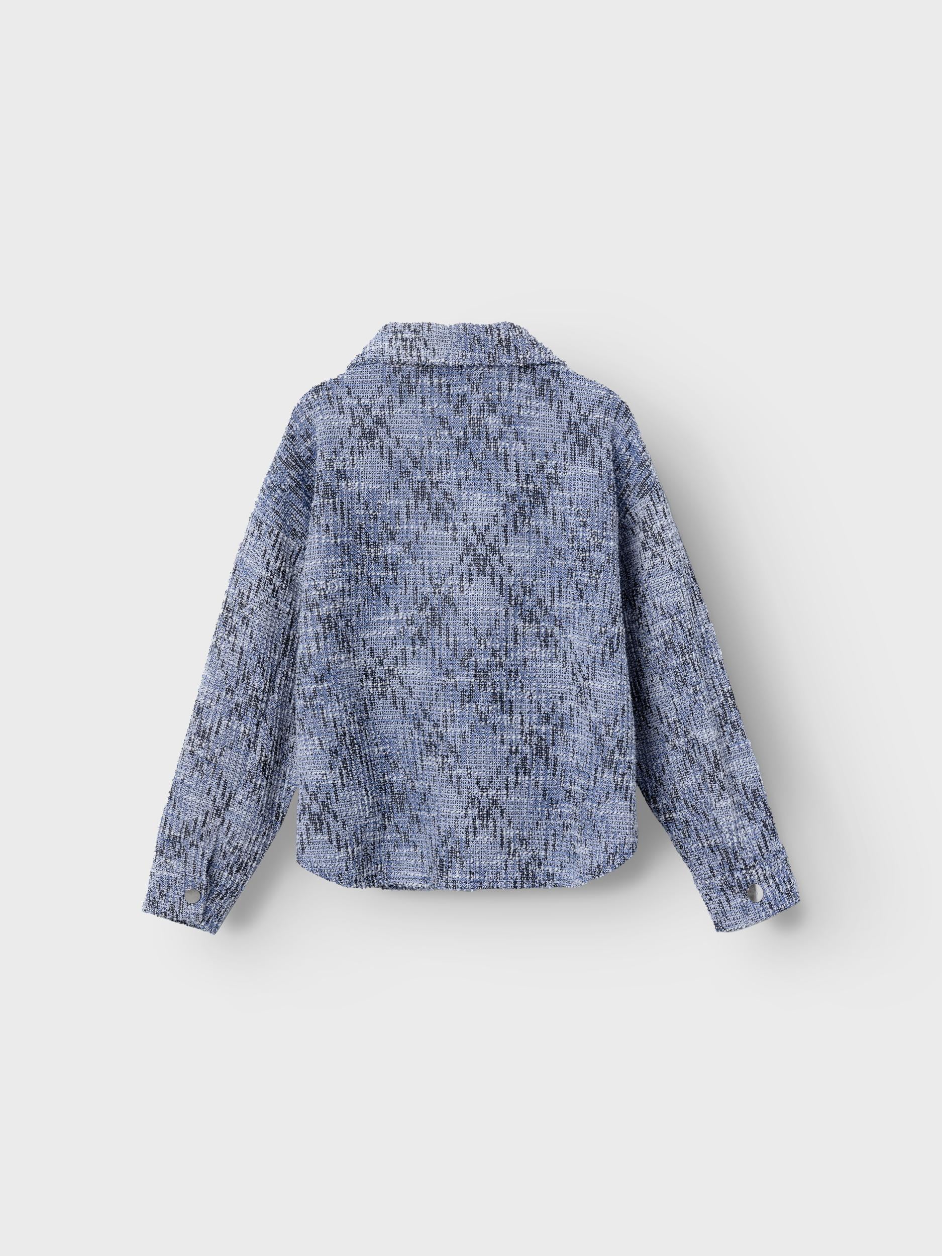 Girl's Siyar Long Sleeve Overshirt-Velvet Morning-Back View