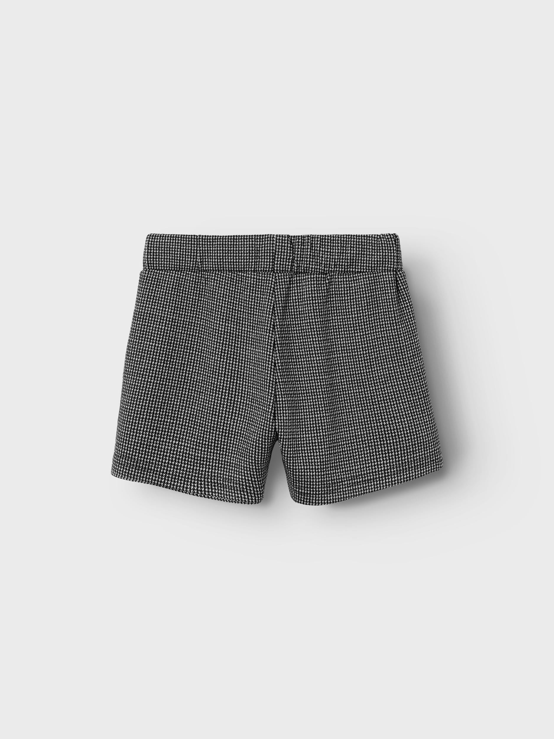 Girl's Sachecka Heavy Jersey Shorts-Black-Back View