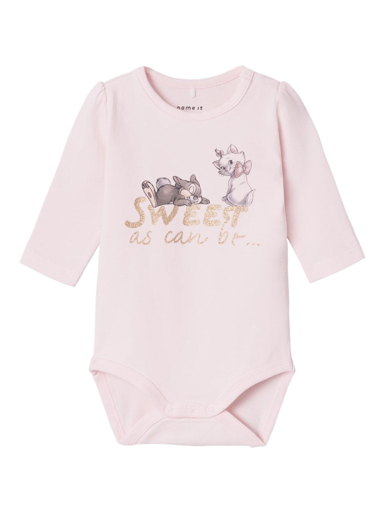 Jessi Disney Long Sleeve Body Suit-Festival Bloom