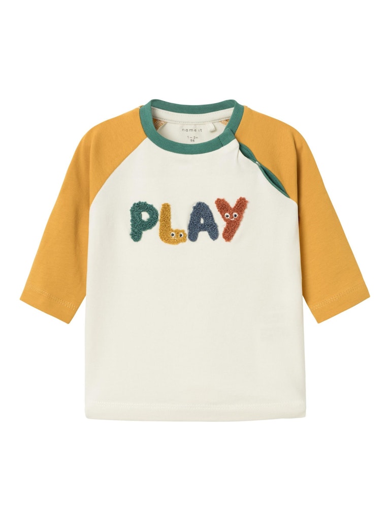 NAME IT Lian Long Sleeve Top-Narcissus Narcissus front view
