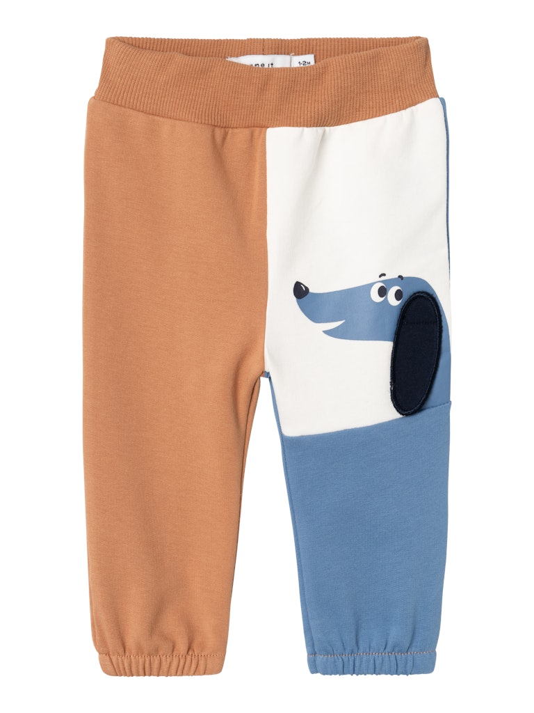 NAME IT Kiego Light Sweat Pant-Almond Almond front view