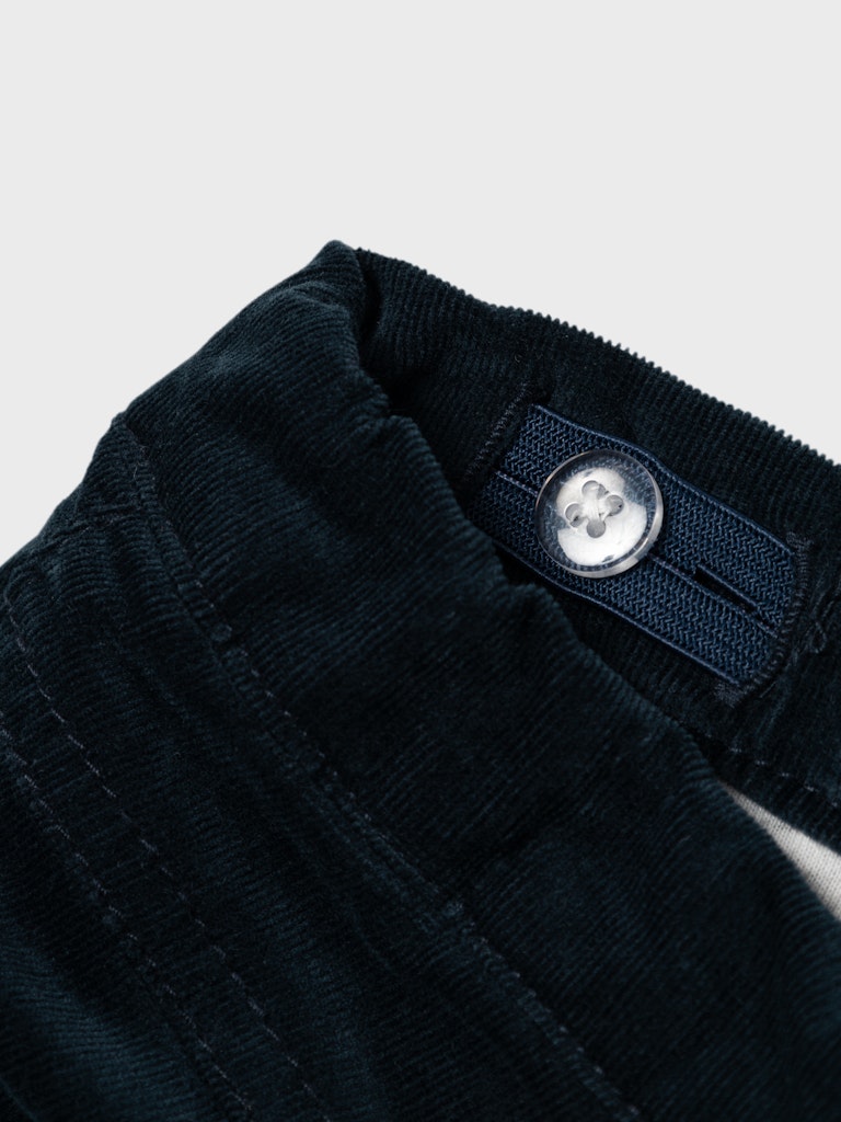 NAME IT Ben Regular Cord Pant-Dark Sapphire Dark Sapphire detail view