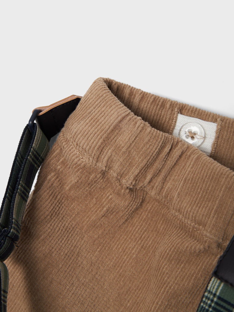 NAME IT Ben U Shape Cord Pants 8200-Weathered Teak Weathered Teak detail view