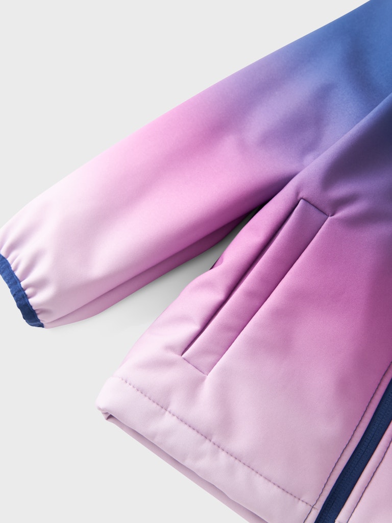 Malta Softshell Dipdye Deep Blue Jacket-Sleeve view