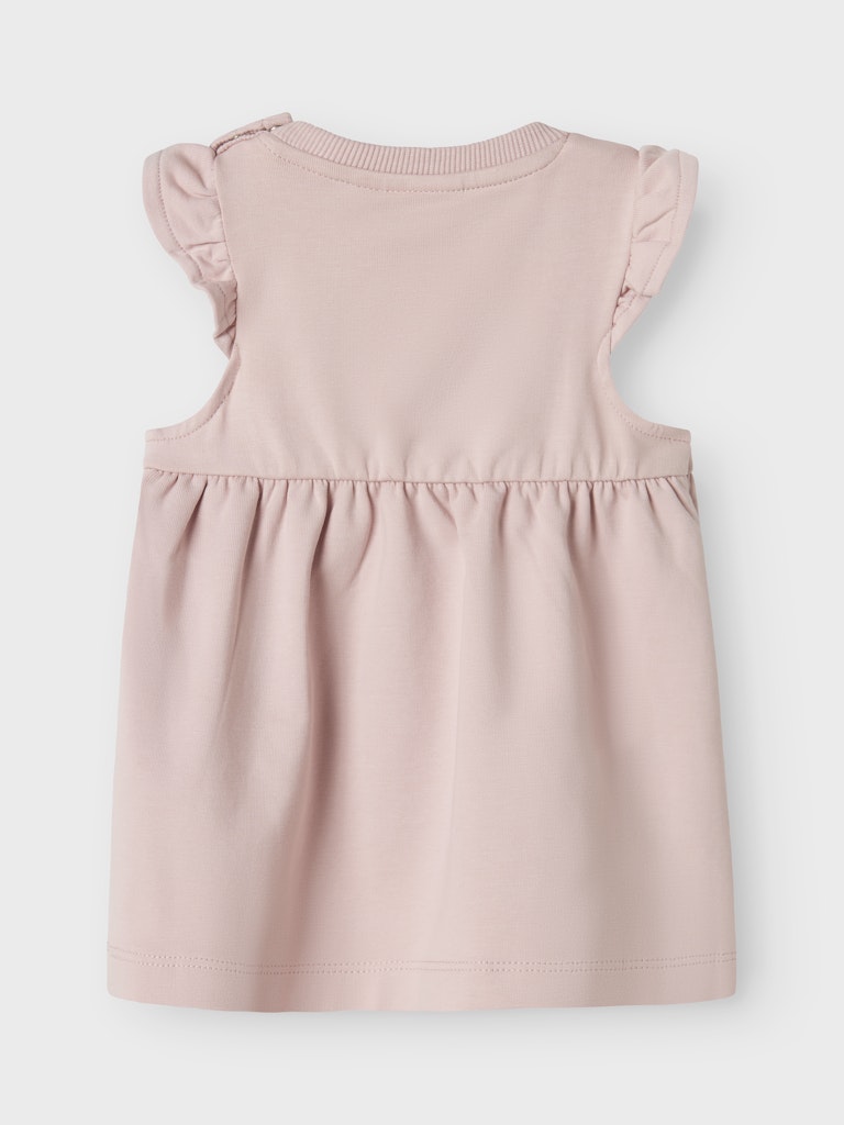 NAME IT Kleo Sweat Spencer Dress peyote melange detail view