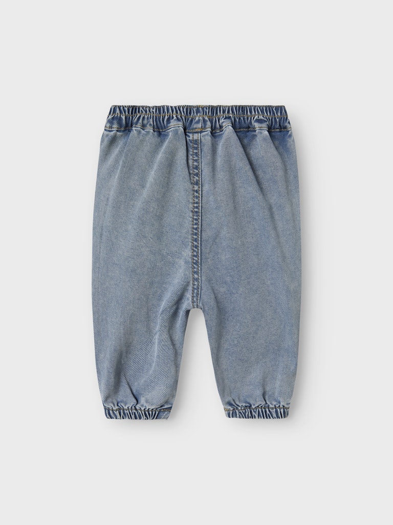 NAME IT Ben Baggy Jeans Light Blue Denim model front view