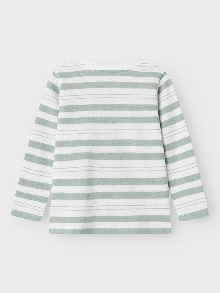 Landon White Long Sleeve Top-Back view