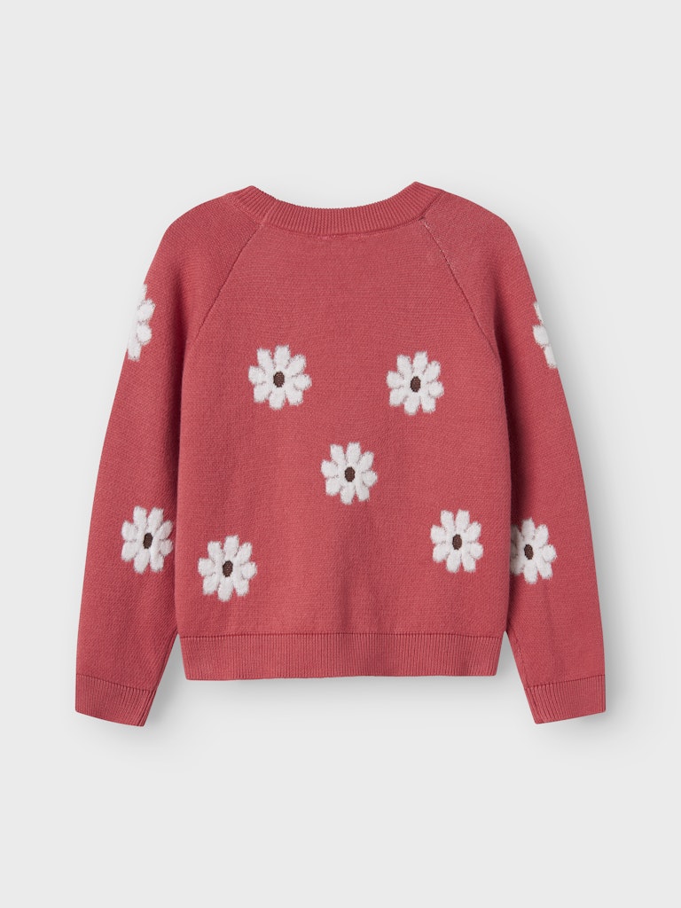 Leia Long Sleeve Knit Pink-Back View